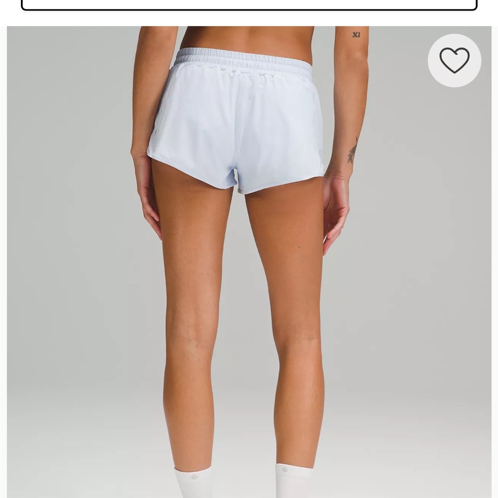 Lululemon hotty hot low rise running short